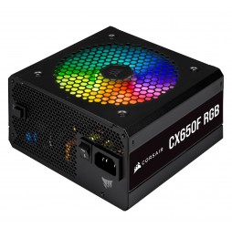 Fuente de Poder Corsair CX650F RGB, 650W, Certificación 80 Plus Bronze Negra