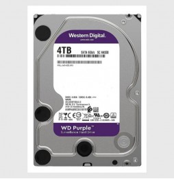 Disco Duro Western Digital Purple 4TB, SATA 3.5", 5400RPM 256 MB de Cache