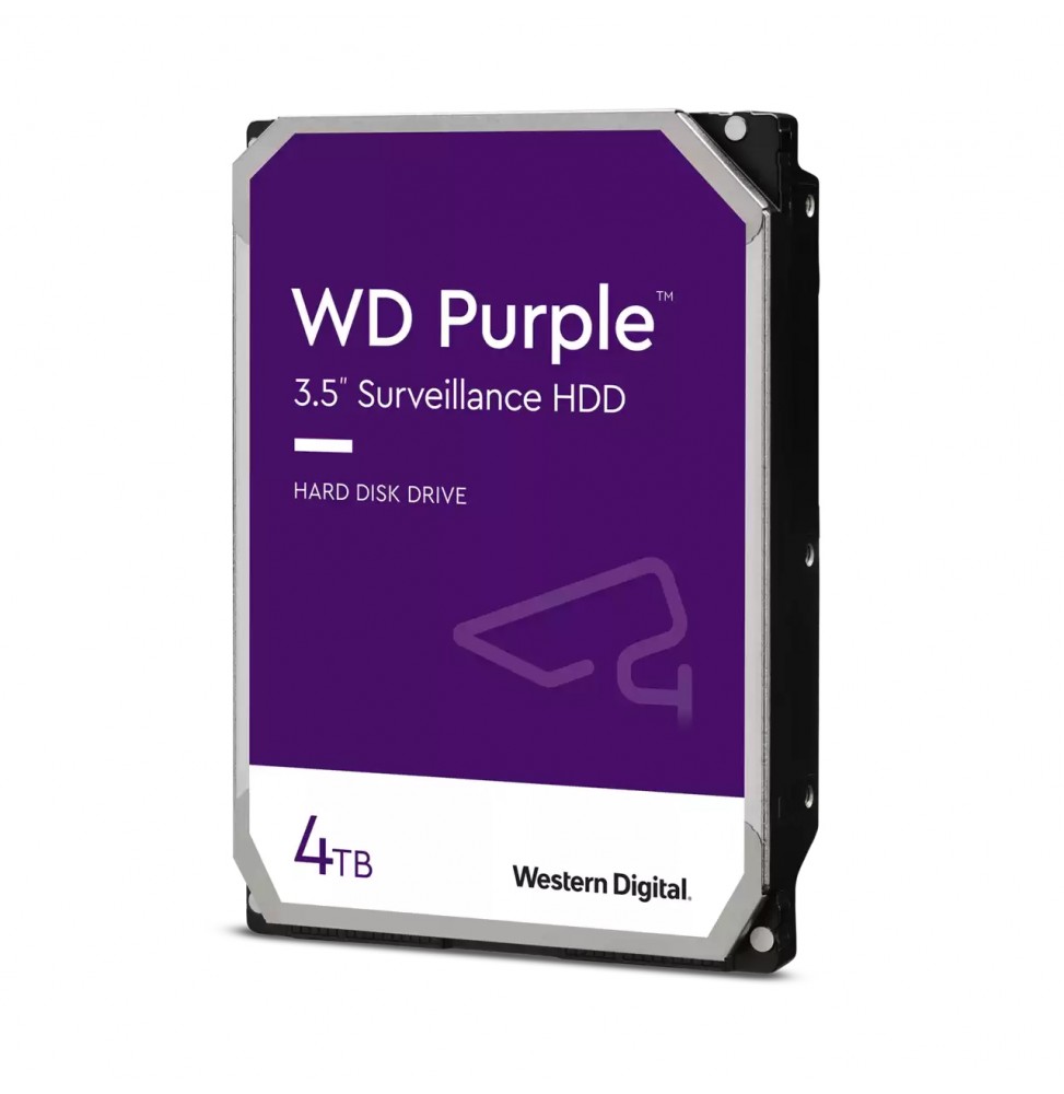 Disco Duro Western Digital Purple 4TB, SATA 3.5", 5400RPM 256 MB de Cache
