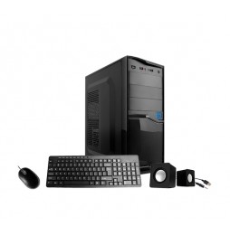 Gabinete Xtech ATX con Fuente de Poder 500W, Incluye Teclado, Mouse y Parlantes