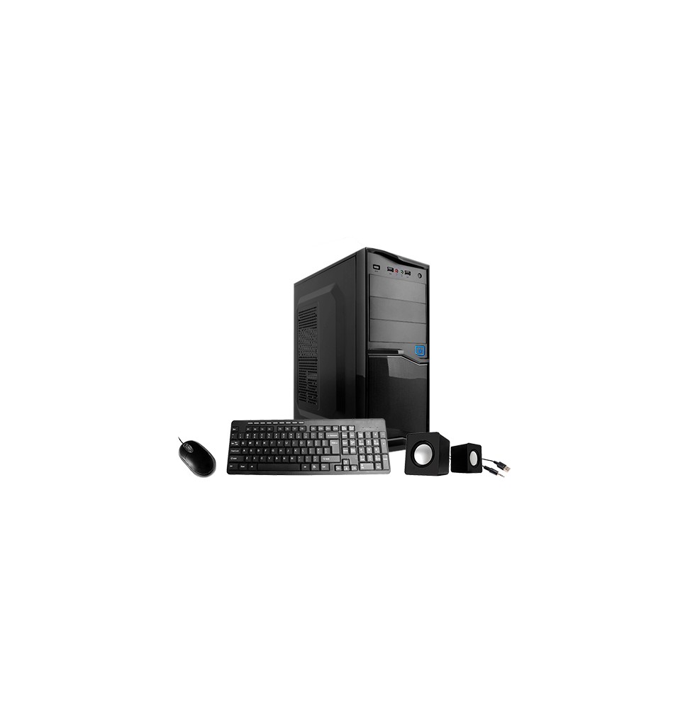 Gabinete Xtech ATX con Fuente de Poder 500W, Incluye Teclado, Mouse y Parlantes