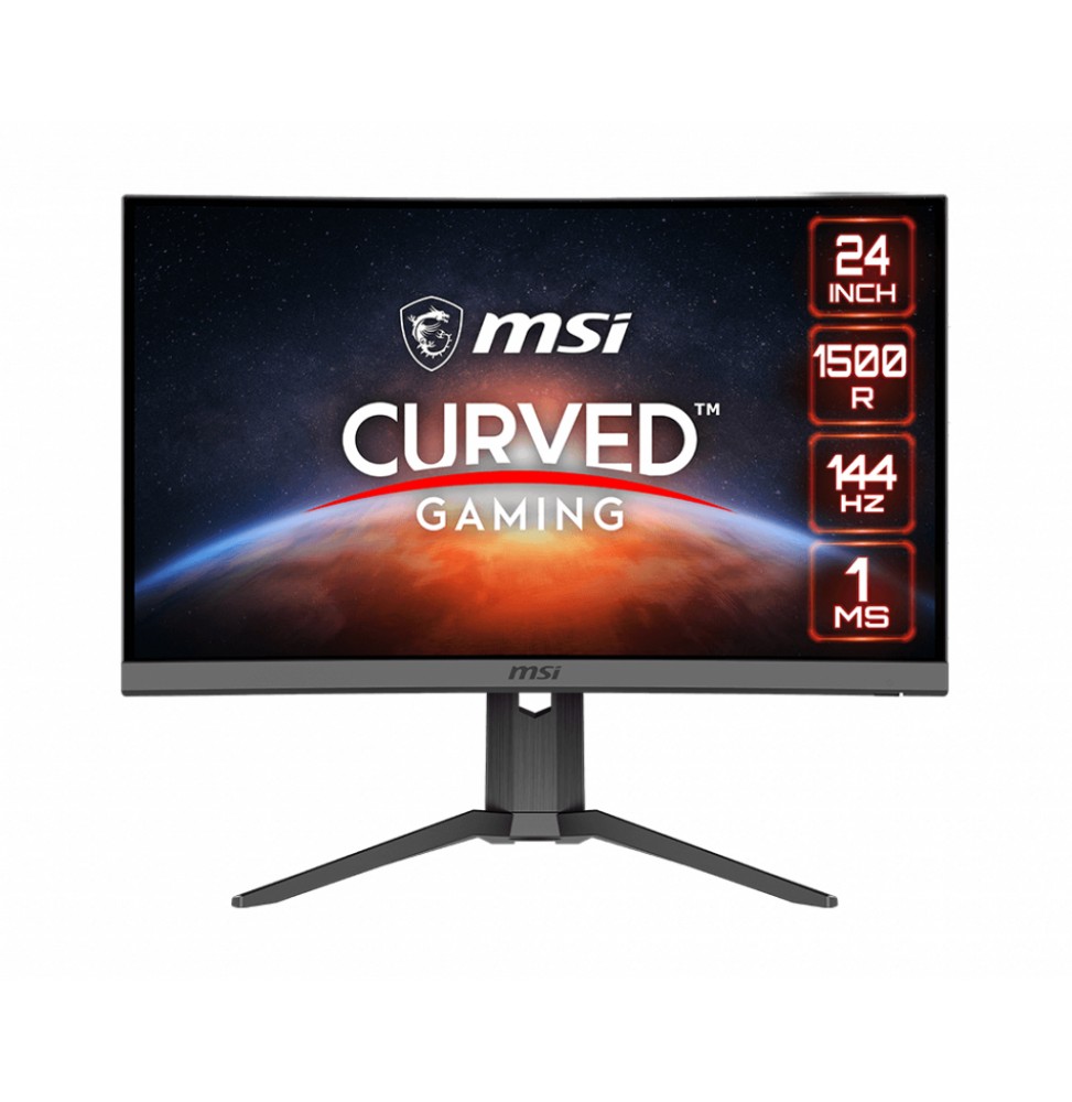 Monitor Gamer MSI Optix G24C6P Led Full HD 24" 144Hz 1ms Panel VA AMD FreeSync Premium