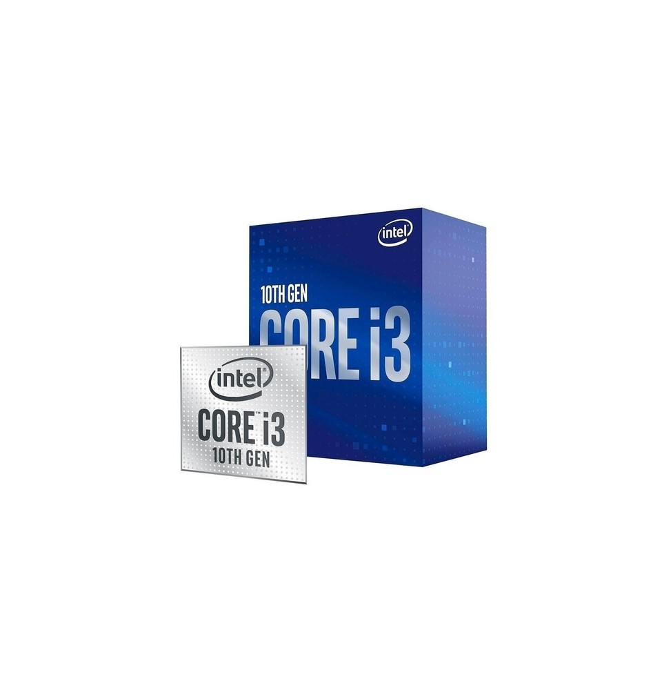 Procesador Intel® Core™ i3-10100F 3,6 GHz (6M Cache, up to 4.30 GHz) LGA1200, Sin Graficos Procesador Intel® Core™ i3-10100F 3,6 GHz (6M Cache, up to 4.30 GHz) LGA1200, Sin Graficos