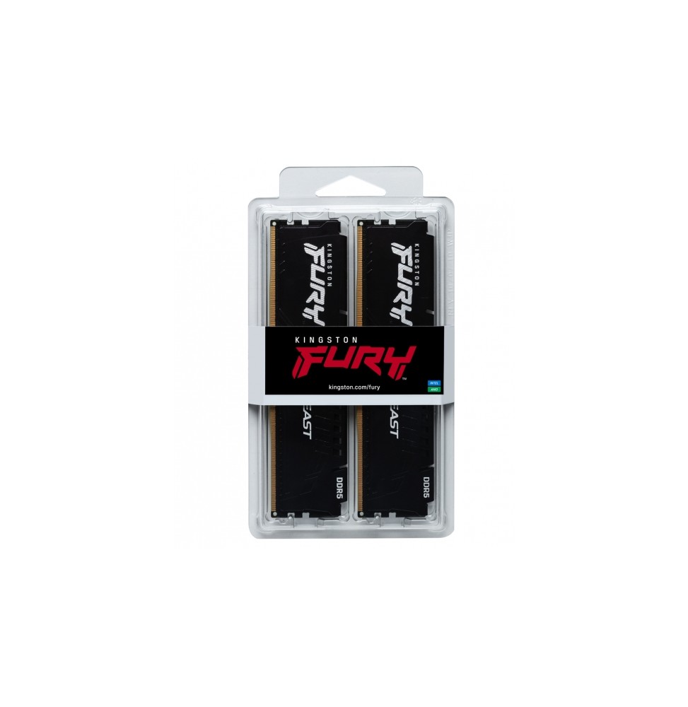 Memoria Ram DDR5 32GB (16x2) Kingston Fury Beast 5200Mhz Dimm