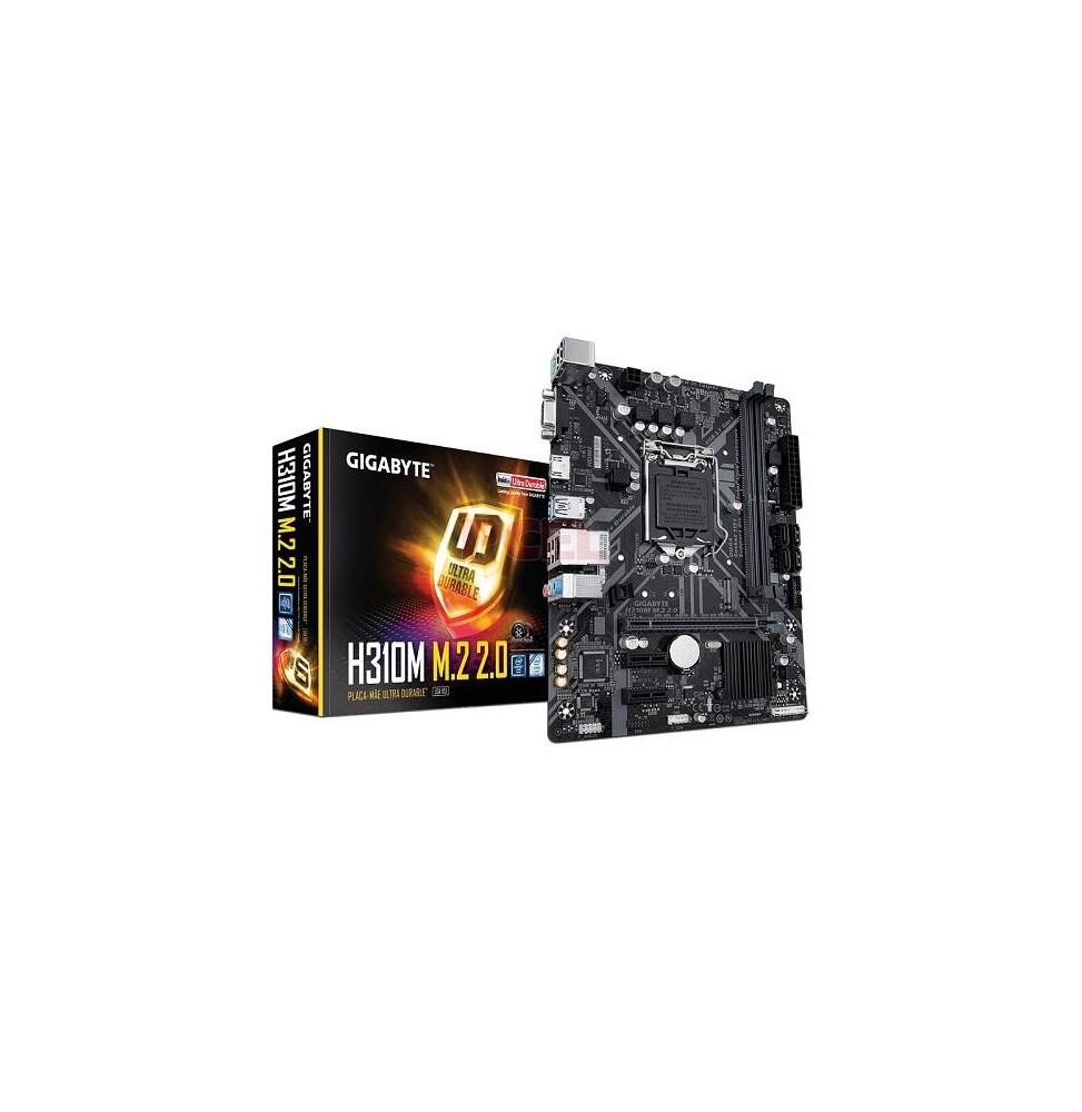 Placa Madre Gigabyte H310M M.2 2.0, Socket LGA1151v2, DDR4 2133/2666MHz, M.2 x2, Micro ATX