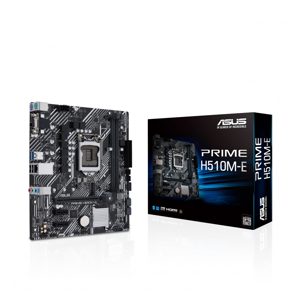 Placa Madre ASUS Prime H510M-E, Socket LGA 1200, micro-ATX, PCIe 4.0, M.2 32Gbps