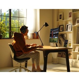 Monitor Inteligente Samsung 27 Smart Plano, 27" FHD 1920x1080, 60Hz, Panel VA, 8ms