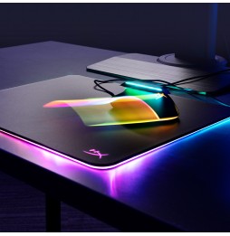 Mouse Pad para gaming HyperX FURY Ultra, iluminación RGB 360°, Superficie rígida micro texturizada