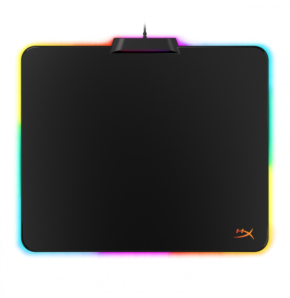 Mouse Pad para gaming HyperX FURY Ultra, iluminación RGB 360°, Superficie rígida micro texturizada