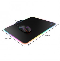 Mouse Pad para gaming HyperX FURY Ultra, iluminación RGB 360°, Superficie rígida micro texturizada