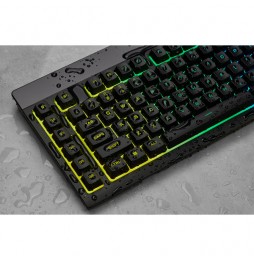 Teclado Gamer Corsair K55 RGB Pro, Retroiluminado, 6 Teclas Macro