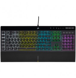 Teclado Gamer Corsair K55 RGB Pro, Retroiluminado, 6 Teclas Macro