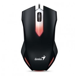 Mouse Óptico Genius X-G200 Alámbrico USB 1000Dpi 3 Botones Retroiluminado