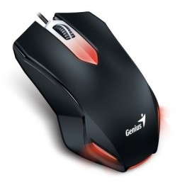 Mouse Óptico Genius X-G200 Alámbrico USB 1000Dpi 3 Botones Retroiluminado