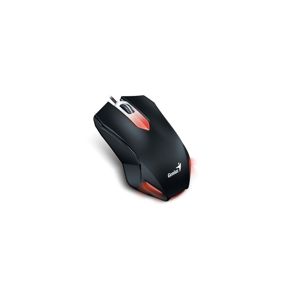 Mouse Óptico Genius X-G200 Alámbrico USB 1000Dpi 3 Botones Retroiluminado