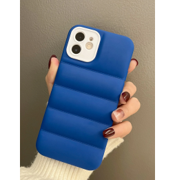 Carcasa Funda para iPhone Diseño de Ondas con Costura