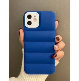 Carcasa Funda para iPhone Diseño de Ondas con Costura