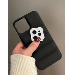 Carcasa Funda para iPhone Diseño de Ondas con Costura
