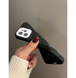 Carcasa Funda para iPhone Diseño de Ondas con Costura