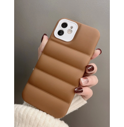 Carcasa Funda para iPhone Diseño de Ondas con Costura