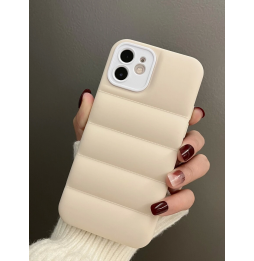 Carcasa Funda para iPhone Diseño de Ondas con Costura