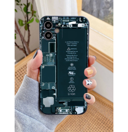 Carcasa Funda para iPhone con patrón de placa base