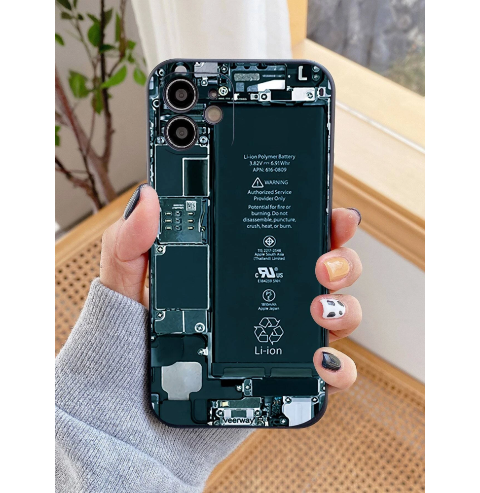 Carcasa Funda para iPhone con patrón de placa base