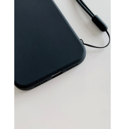 Carcasa Funda para iPhone Unicolor con tira de mano