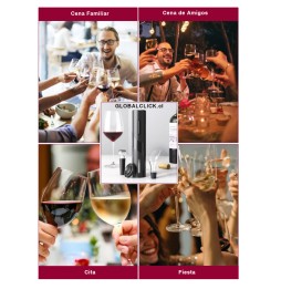 Set Sacacorchos Descorchador Eléctrico de Vinos 4 Piezas