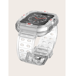 Correa Banda Transparente para Apple Watch Carcasa completa