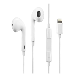 Audífonos Earpods Lightning compatible con iPhone - Blancos -Oem